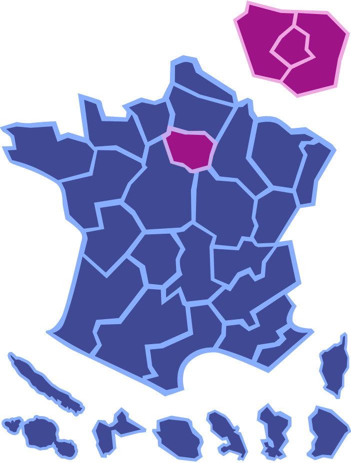 Carte des académies